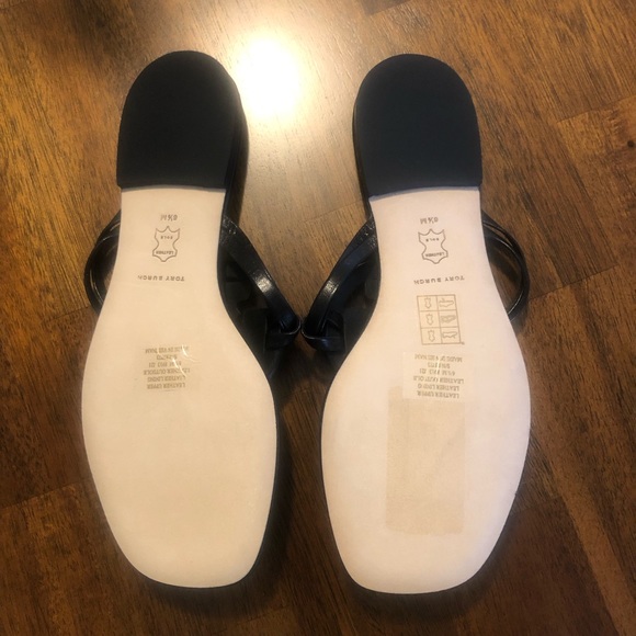 NIB $298 TORY BURCH Miller Jeweled Medallion Thong Sandals in size 6.5! - Picture 10 of 13